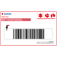 SUZUKI Naklejka na zbiornik 68110-40F00-M4L