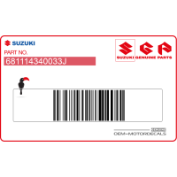 SUZUKI Emblema del tanque 68111-43400-33J