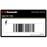 KAWASAKI Naklejka na dolną owiewkę, pług, lewa strona 56076-1785