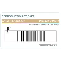 REPRODUCTION Set sdesivi serbatoio X4C8242400000