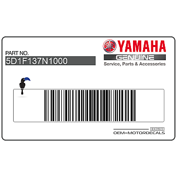 Naklejka na osłonę boczną, lewa strona