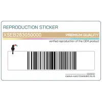 REPRODUCTION Zijpaneel stickers set, rechterkant X5EB283050000