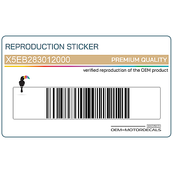 Zijpaneel stickers set, linkerkant 