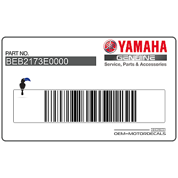 Tail cowl decal, left side