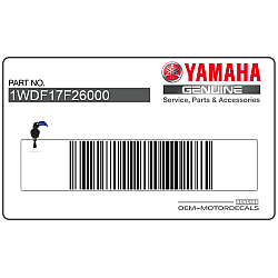 Adesivo posteriore coda carena, lato destro