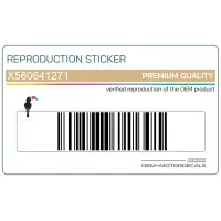 REPRODUCTION Adesivo carena anteriore superiore, lato destro X560641271
