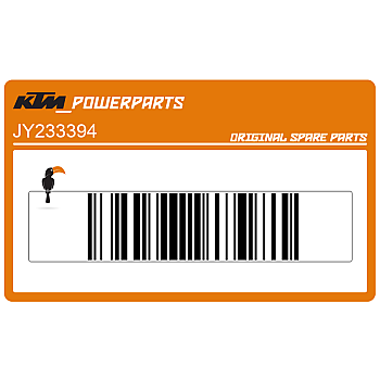 Autocollant de carénage supérieur avant, côté droit