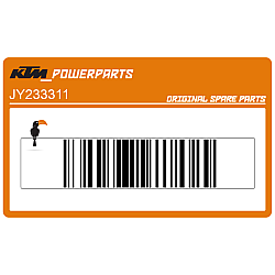 Autocollant de carénage supérieur avant, côté gauche