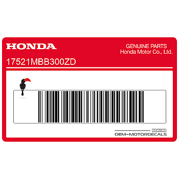 Autocollant de réservoir, côté droit