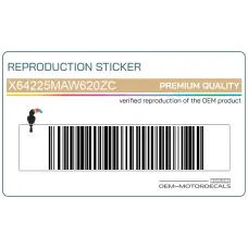 Zijpaneel sticker, rechterkant