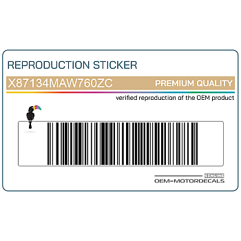 Adesivo pannello laterale, lato destro