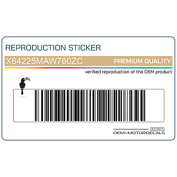 Adesivo pannello laterale, lato destro