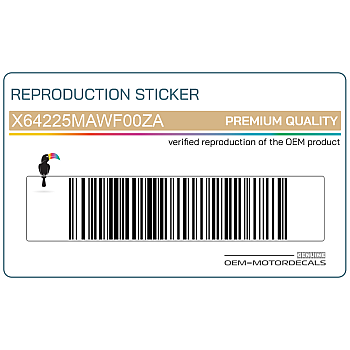 Adesivo pannello laterale, lato destro