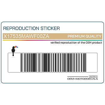 Adesivo serbatoio, lato sinistro