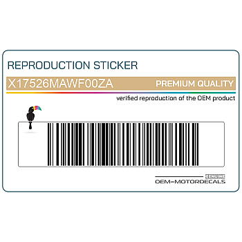 Adesivo serbatoio, lato destro