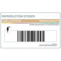 REPRODUCTION Achterspatbord sticker X5EL2167530