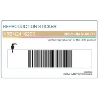 REPRODUCTION Tank decal, right side X5BN2416200