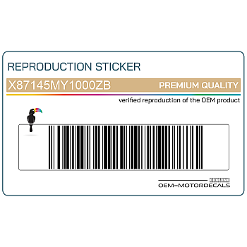 Kontpaneel stickerset, linkerkant