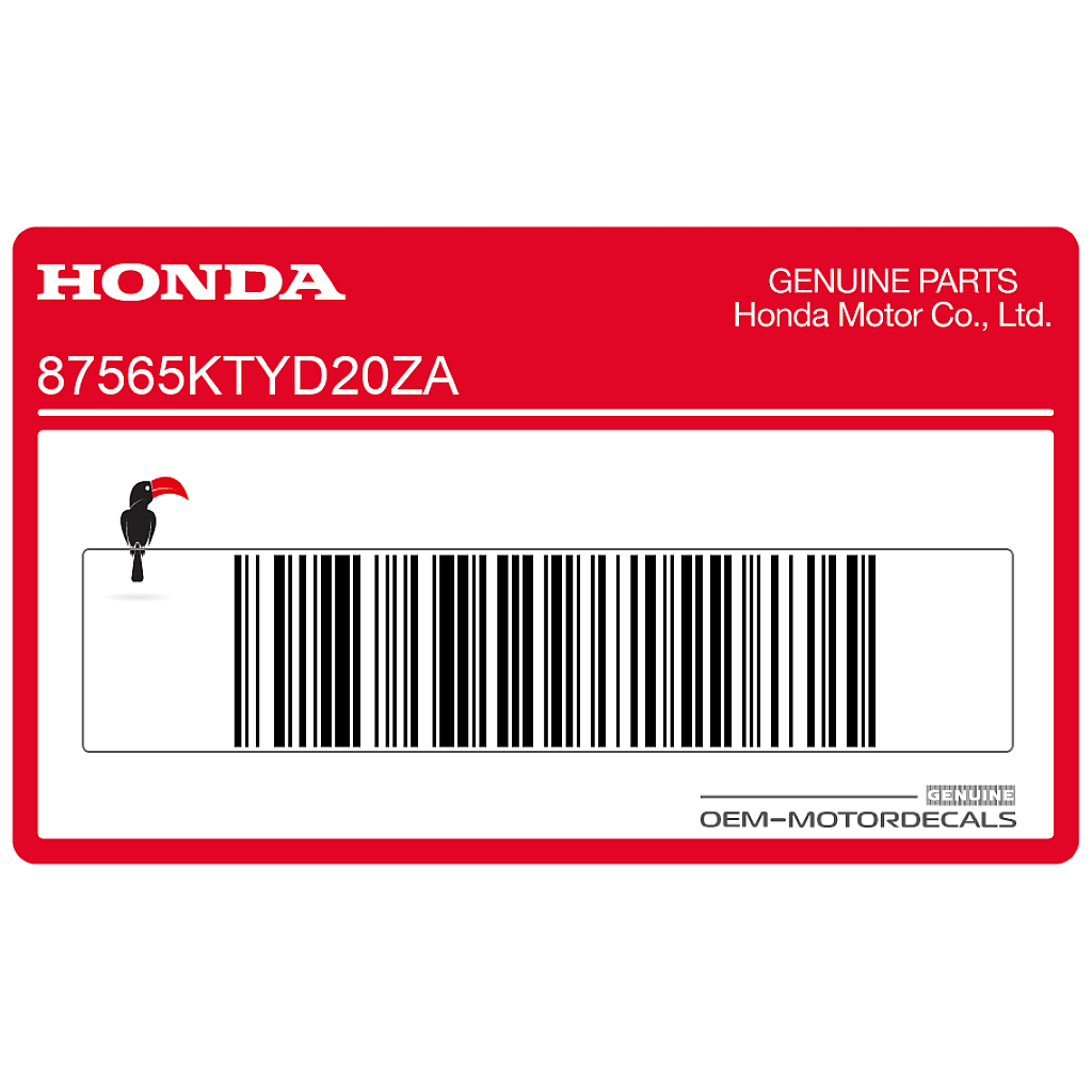 Honda-87565KTYD20ZA