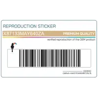 REPRODUCTION Adesivo carena anteriore superiore X87133MAY640ZA