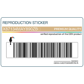 Autocollant de panneau latéral, côté droit
