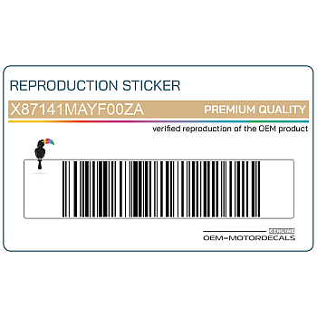 Set Adesivi Serbatoio, lato sinistro