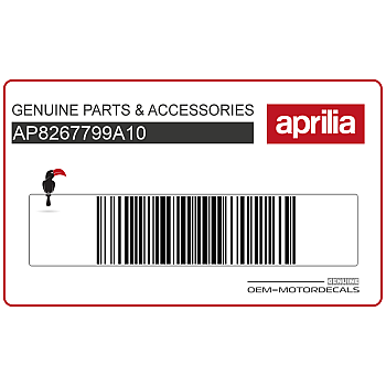 Adesivo carena anteriore superiore, lato destro