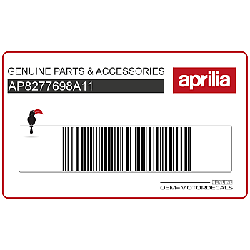 Pegatina para carenado frontal