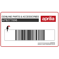 APRILIA De pegatinas de tanque, juego AP8277696