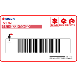 Kontpaneel sticker, linkerkant