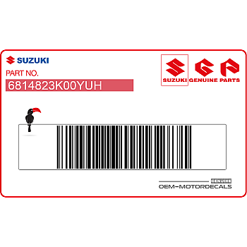 Naklejka na osłonę boczną, lewa strona