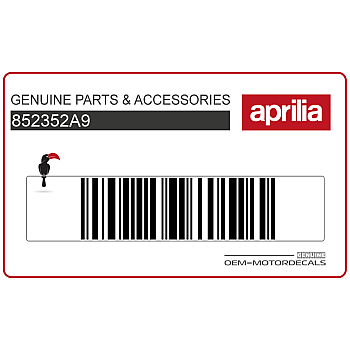 Pegatina para carenado frontal