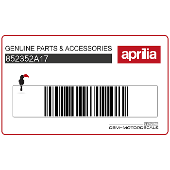 Naklejka na dolną owiewkę, pług, lewa strona