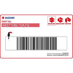 Zijpaneel sticker, rechterkant