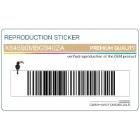 REPRODUCTION Zijpaneel sticker, linkerkant X64590MBG940ZA