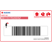 SUZUKI Pegatina tanque 68115-17E20-D5Z