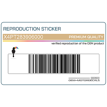 Adesivi carena anteriore superiore, set