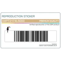 REPRODUCTION Frame cowling decal, right side X4PT2174L5000