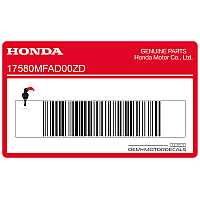 HONDA Tank decal, right side 17580-MFA-D00ZD
