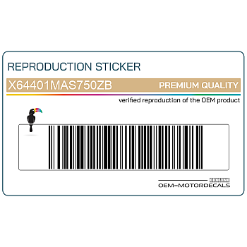 Pegatina para quilla, lado derecho