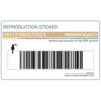 REPRODUCTION Bovenkuip sticker, linkerkant X64151MAS750ZA