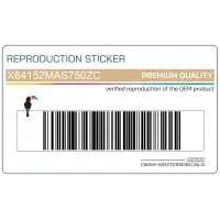 REPRODUCTION Bovenkuip sticker, linkerkant X64152MAS750ZC