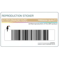 REPRODUCTION Tank decal, right side X17512MASE10ZC