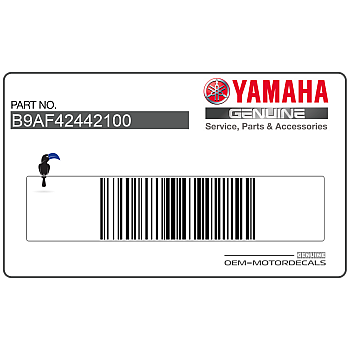 Autocollant de réservoir, côté gauche