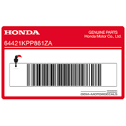 Bugverkleidung Aufkleber, Linke Seite