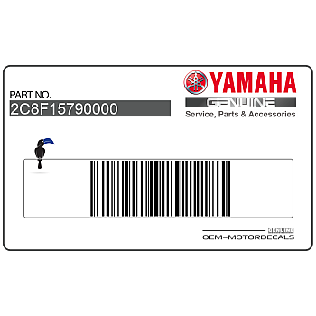 Voorspatbord sticker, rechterkant