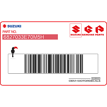 Adesivi carena anteriore superiore, set