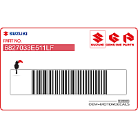 SUZUKI Adesivo carena anteriore superiore 68270-33E51-1LF