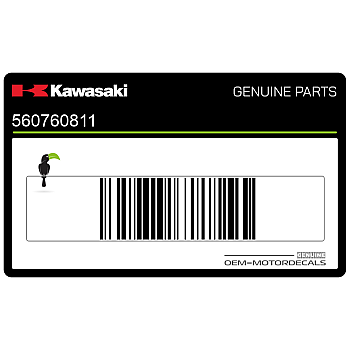 Tail cowl decal, left side