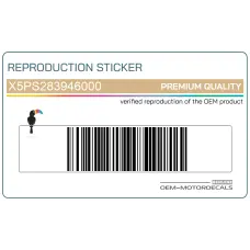 Zijpaneel sticker, rechterkant